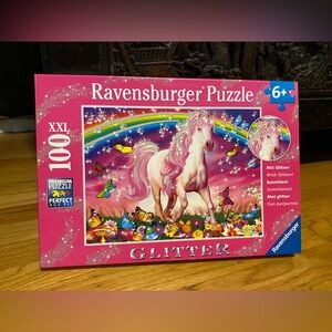 Ravensburger Glitter Puzzle 100 pieces XXL Unicorn